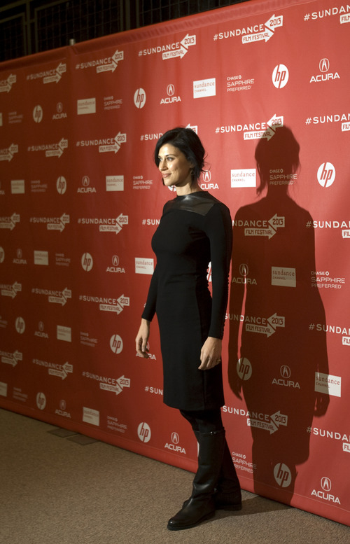 Kim Raff  |  The Salt Lake Tribune
Director Cherien Dabis stands for photos on the red carpet for the premiere of "May in the Summer" at the Eccles Theatre during the Sundance Film Festival in Park City on January 17, 2013.