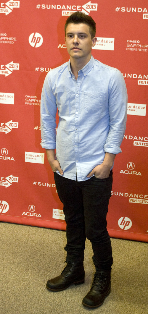 Kim Raff  |  The Salt Lake Tribune
Actor Xavier Samuel stands for photographs on the red carpet during the premiere screening of "Two Mothers" at the Eccles Theatre during the Sundance Film Festival in Park City on January 18, 2013.