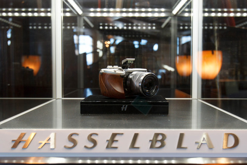 Trent Nelson  |  The Salt Lake Tribune
Hasselblad's new Lunar camera on display at the House of Luxury, a $21 million mansion in Deer Valley where high-end brands displayed their products and services during the Sundance Film Festival, Sunday, January 20, 2013.