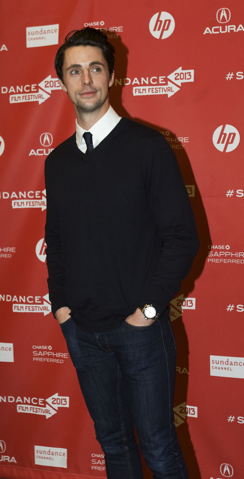 Kim Raff  |  The Salt Lake Tribune
Actor Matthew Goode is photographed on the red carpet for the premiere screening of "Stoker" at the Eccles Theatre during the Sundance Film Festival in Park City on January 20, 2013.