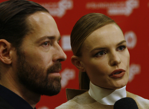 Rick Egan  | The Salt Lake Tribune 

Director Michael Polish and Kate Bosworth, for the screening of "Big Sur" at the Eccles Theatre in Park City, Wednesday, January 23, 2013.