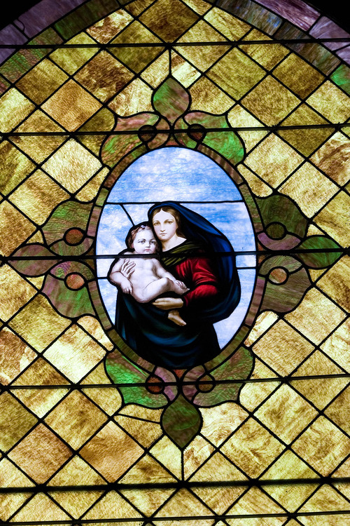 Paul Fraughton  |  The Salt Lake Tribune
One of the many stained-glass windows in Salt Lake City's First United Methodist Church on the corner of 200 South and 200 East.
 Tuesday, January 15, 2013