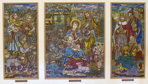 Paul Fraughton  |  The Salt Lake Tribune
Artwork in Salt Lake City's First United Methodist Church on the corner of 200 South and 200 East.
 Tuesday, January 15, 2013