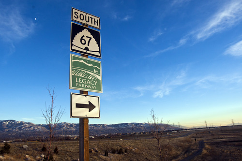 Chris Detrick  |  The Salt Lake Tribune
The Legacy Nature Trail near the 500 South Trailhead in December.