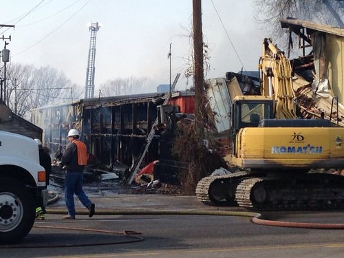 The Salt Lake Tribune 
An early Wednesday fire destroyed the Patch's Majestic Metals building in Lindon.