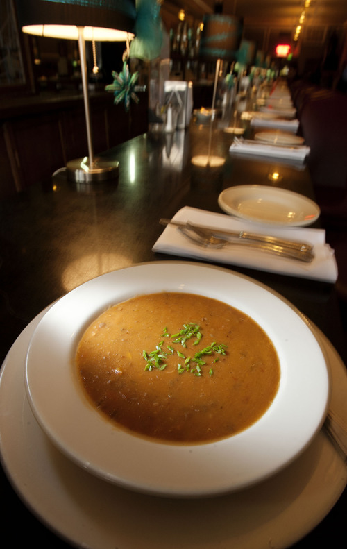 Steve Griffin | The Salt Lake Tribune
If it's Thursday, then it's lentil soup day at Lamb's Grill in downtown Salt Lake City.