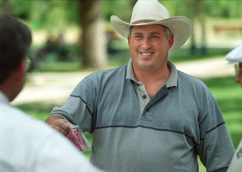 Former Days of '47 rodeo chairman Brad Harmon, seen here on July 14, 2000, was charged with financial crimes on Feb. 15, 2013. Steve Griffin/The Salt Lake Tribune