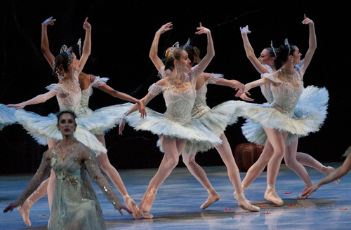 Steve Griffin | The Salt Lake Tribune
Ballet West dancers perform "Cinderella" at dress rehearsal on Feb. 13, 2013.