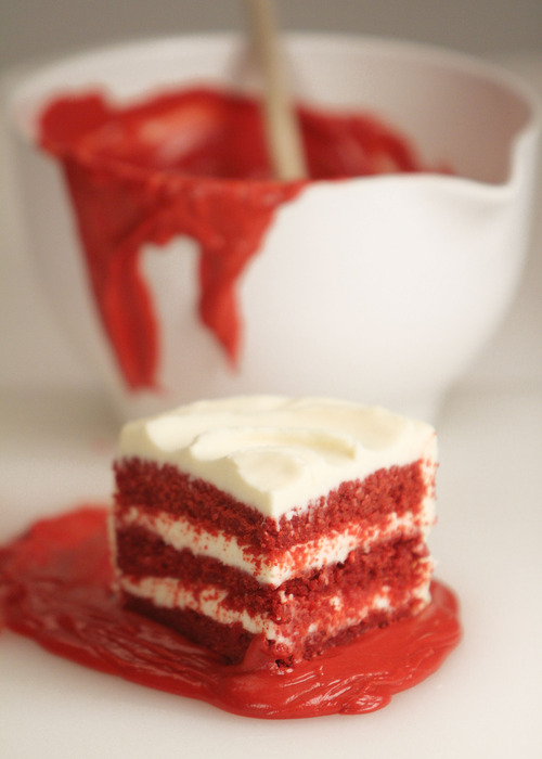 Francisco Kjolseth  |  The Salt Lake Tribune
Tulie bakery in Salt Lake whips up red velvet cake, an old Southern flavor that has become popular once again. Besides cakes, bakeries and home chefs are making cupcakes, gelato and even fudge in the red velvet flavor.