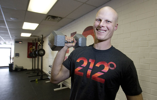 Paul Fraughton  |  The Salt Lake Tribune
Josiah Schultz, who served two overseas deployments as a US Marine, has opened a fitness studio in East Millcreek.