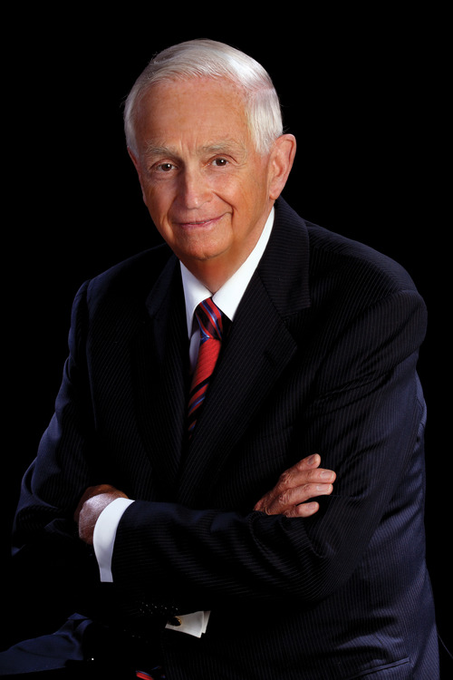 This undated photo provided Marriott International, shows J.W. Marriott Jr. the CEO of Marriott International Inc., the company his father founded with just a root beer stand in 1927. The hotel executive, who turns 80 on March 25, 2012, is stepping down as CEO but will remain at the company as chairman of the board. (AP Photo/Marriott International Inc.)