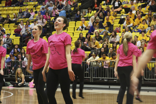 Anna Gedal  |  Special to The Tribune
Kara Nicolaides, a senior at Jordan High School, dances during the All State Drill competition held Feb. 1 and 2 at Utah Valley University.