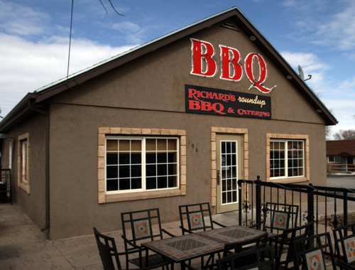 Rick Egan  | The Salt Lake Tribune 
Competition barbecue has arrived in Grantsville at Richard's Roundup BBQ. Noteworthy sides support smoked ribs, brisket, chicken, sausage and more.