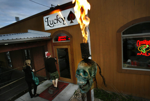 The Lucky 13, a bar in Salt Lake City, will host two competitive eaters on Wednesday, March 13. (Photo courtesy Lucky 13)