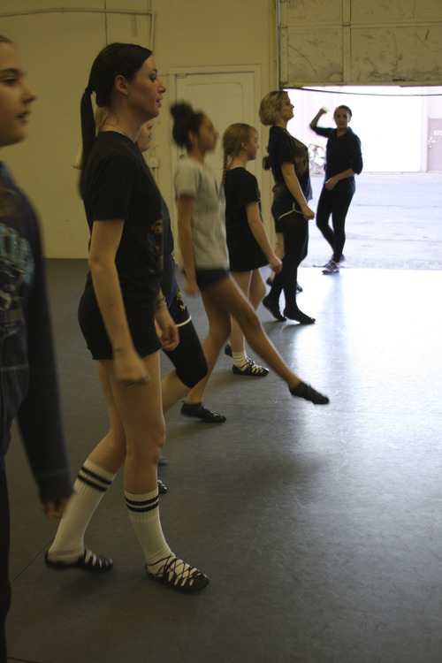 Anna Gedal | Special to The Tribune
Dancers at the Acadamh Rince studio in Sandy rehearse for their upcoming performance at Rose Wagner Performing Arts Center on March 11.