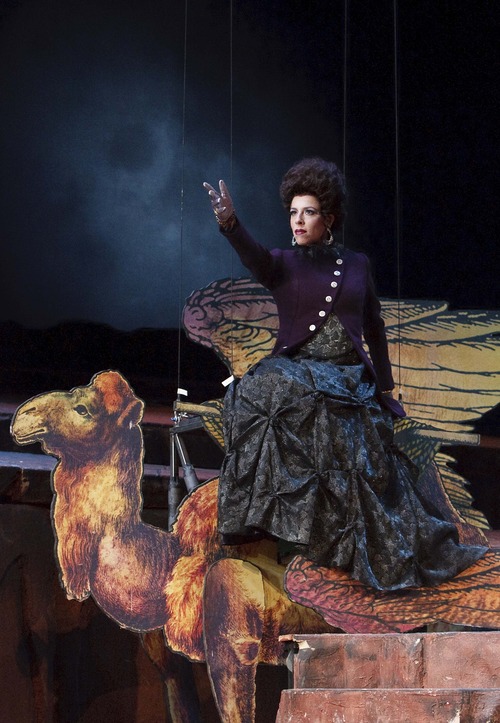 Leah Hogsten  |  The Salt Lake Tribune
The Queen of the Night (Audrey Luna) vents her fury in Utah Opera's production of Mozart's "The Magic Flute."