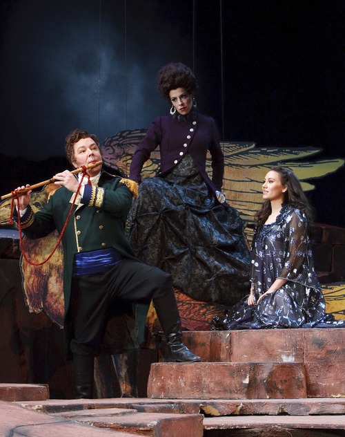 Leah Hogsten  |  The Salt Lake Tribune
Utah Opera's upcoming production of Mozart's "The Magic Flute" features Robert Breault as Tamino, Audrey Luna as the Queen of the Night and Anya Matanovic as Pamina.