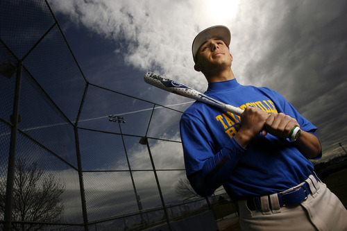 Francisco Kjolseth  |  The Salt Lake Tribune
Taylorsville outfielder Larenz Stansfield, one of the team's leaders is looking forward to the season.