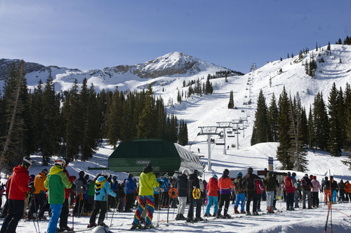 Tribune file photo by Kim Raff
More visitors are expected to come to Utah's resorts in Little Cottonwood Canyon with the announcement that Snowbird has joined Alta in The Mountain Collective, which offers free or discounted lift tickets to nine Western resorts.