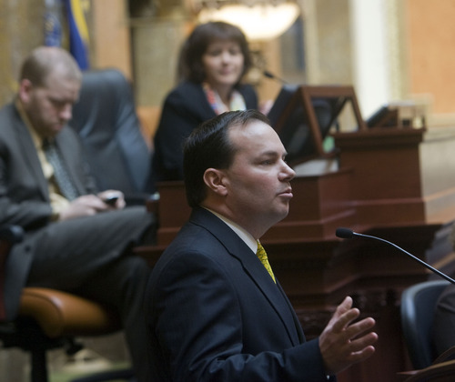 Al Hartmann  |  Tribune file photo
Sen. Mike Lee is one of three Republian senators on the Senate Energy and Natural Resources Committee who voted against Interior Department secretary nominee Sally Jewell on Thursday.