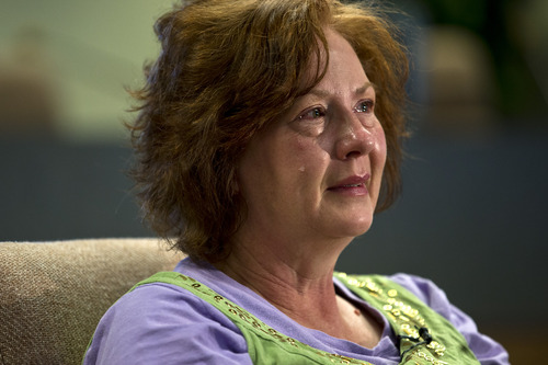 Chris Detrick  |  The Salt Lake Tribune
Julie Jones talks about her son, Elam Jones, in Huntington Saturday March 23, 2013. Elam Jones, 29, was killed after a roof collapse at the Rhino Mine near the mouth of Huntington Canyon in Emery County.