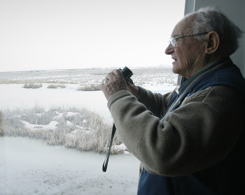 Rick Egan  | The Salt Lake Tribune 

Bear River Migratory Bird Refuge volunteer Bob Ebeling has given thousands of hours of service in the past 23 years, Friday, March 8, 2013.