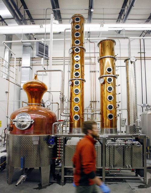 Tribune file photo
Guests can get a behind-the-scenes look at High West Distillery's 250-gallon copper still and learn how whiskeys are made during free public tours offered every day at 3 and 4 p.m.