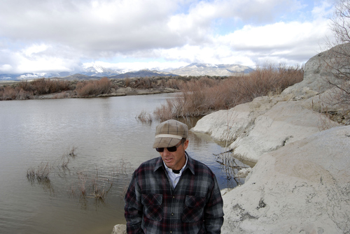 Brian Maffly | The Salt Lake Tribune

Snake Valley spring water feeds Pruess Lake, a large century-old pond near Garrison, Utah. Dave Baker's family depends on this water to run their ranch, but proposed groundwater pumping could disrupt the region's hydrology and stanch these springs' outflow.