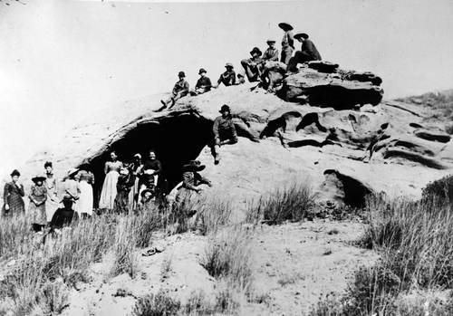 (Salt Lake Tribune Archives)

Cache Cave in 1892.