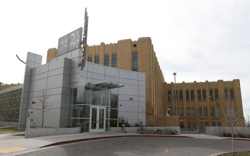 Francisco Kjolseth  |  The Salt Lake Tribune
Ogden High School, which was built in the 1930s and has an Art Deco style, has been renovated using $49 million in bonds. Private donors gave an additional $9 million to restore the auditorium.