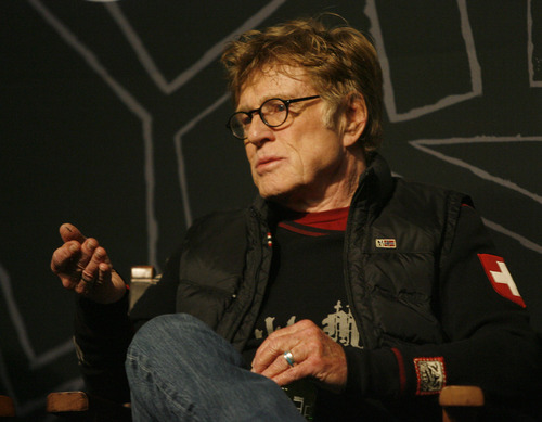 Rick Egan  | The Salt Lake Tribune 

Robert Redford talks about this year's Sundance Film Festival at the festival's opening press conference at the Egyptian theater in Park City, Thursday, January 17, 2013.