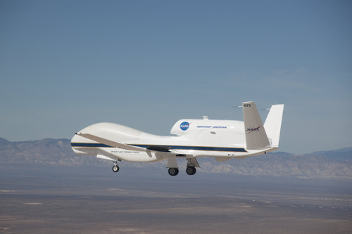 An alliance of Utah universities and the Governor's Office of Economic Development are making a bid to turn some of Utah's airspace into a testing ground for commercial and civil unmanned aerial systems such as this aircraft from the National Oceanic and Atmospheric Administration that is used for climate research.
Courtesy photo