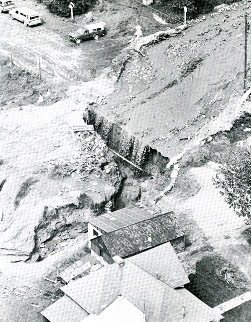 (Salt Lake Tribune archives)

Flooding waters in Bountiful in 1983.