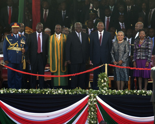 Kenya celebrates new president; daggers for West - The Salt Lake Tribune