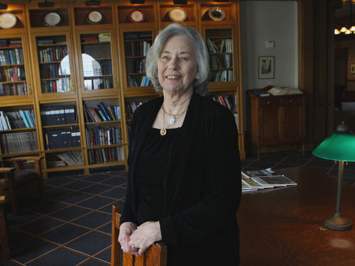 Al Hartmann  |  The Salt Lake Tribune
The Salt Lake Council of Women recently inducted Peggy Sue Stanley into its hall of fame for her nealry 50 years of service to the community.