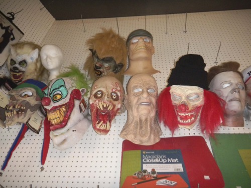 Tom Wharton | The Salt Lake Tribune
Masks and costumes are part of a large selection of novelty items for sale at the House of Chuckles in Salt Lake City.