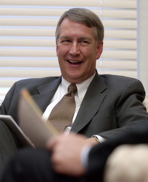 Tribune file photo
Utah Sen. John Valentine, R-Orem, was the tenth senator to vote against overriding the governor's veto of HB76.