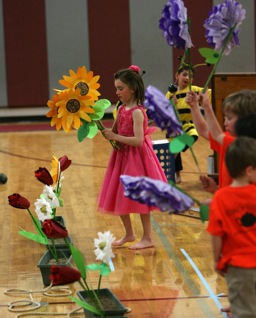 Steve Griffin | The Salt Lake Tribune


St. Vincent de Paul Catholic School kindergartener Kiley Snowball plays Rose in the opera "Rose's Garden" during a dress rehearsal at the Holladay, Utah school Thursday March 21, 2013.