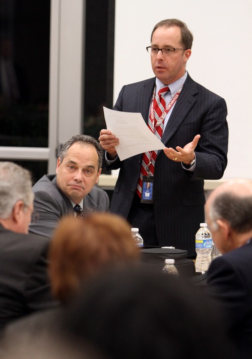 Tribune file photo

Canyons School District Superintendent David Doty will step down June 30.