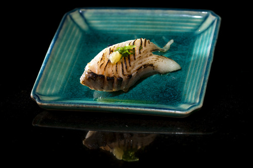 Chris Detrick  |  The Salt Lake Tribune
Seared sable fish with freshly-grated garlic, scallions and house-made ponzu at Takashi.