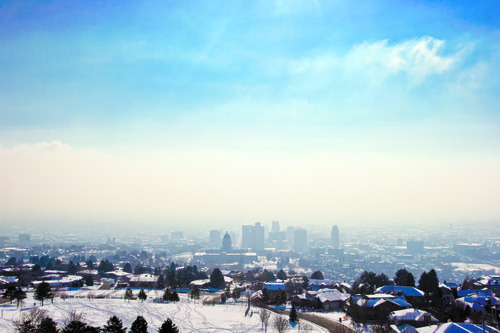 Chris Detrick  |  Tribune file photo
Inversions like this one in January has earned the corridor from Salt Lake County to Weber County a ranking among the nation's worst spots for air quality from the American Lung Association.