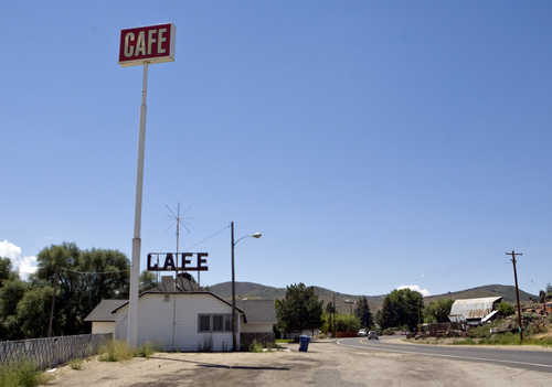 Keith Johnson |  The Salt Lake Tribune

Empty cafe on the Old Lincoln Highway in Wanship, Utah.