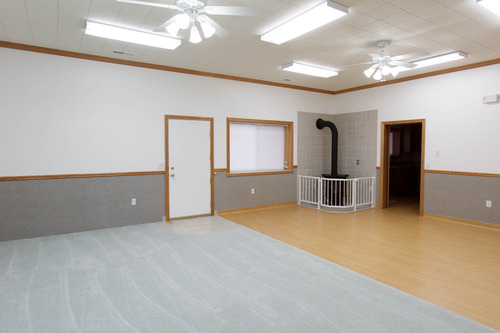 Trent Nelson  |  The Salt Lake Tribune
A large room inside a home intended for the family of Warren Jeffs in Hildale, Friday April 26, 2013. The property was purchased by Willie Jessop who spent the day allowing former followers to see the inside of a compound they had previously not been allowed to enter.