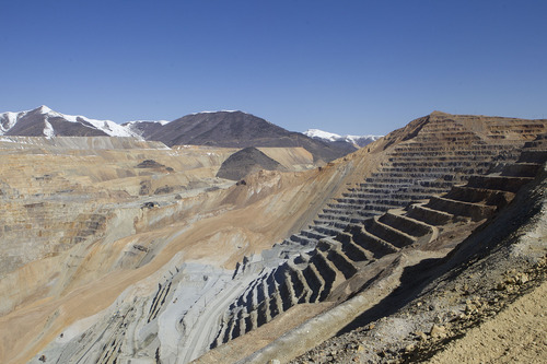 Al Hartmann  |  The Salt Lake Tribune

The site of the landslide at Kennecott is seen on Thursday, April 25, 2013.