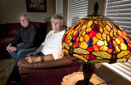 Steve Griffin  |  The Salt Lake Tribune
Ken and Lyn McGuire, of Draper, started a support group, now affiliated with the LDS Church, for people who have lost family members to suicide. They lost their son Kourt to suicide.