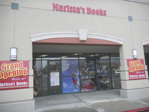 Tom Wharton  |  The Salt Lake Tribune
Marissa's Books, named after owner Cindy Dumas' granddaughter, recently opened in Murray.