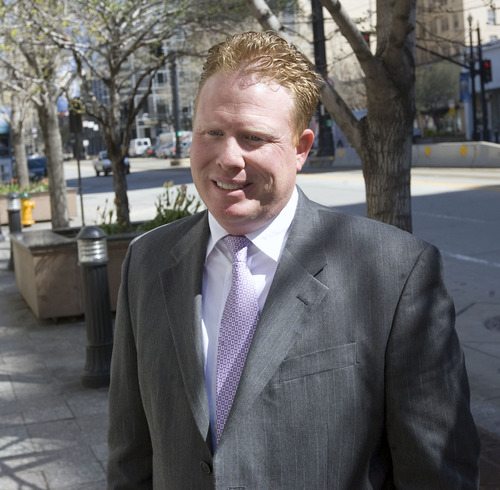 Al Hartmann  |  The Salt Lake Tribune
Jeremy Johnson leaves Federal Court in Salt Lake City Wednesday April 10, 2013, after his initial appearance on an indictment on conspiracy, fraud and money laundering in connection to his I Works company.