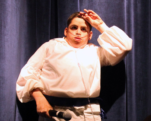 Rick Egan  | The Salt Lake Tribune 

Hayden Barlow as Prince Eric, in theJordan Valley School, production of "The Little Mermaid" Thursday, January 25, 2013.