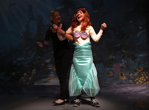 Rick Egan  | The Salt Lake Tribune 

Dora Pieper as Ariel, in theJordan Valley School, production of "The Little Mermaid" Thursday, January 25, 2013.