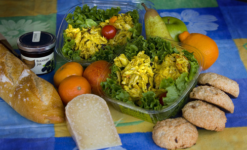 Paul Fraughton  |  The Salt Lake Tribune
  A picnic lunch for four put together by Liberty Heights Fresh.